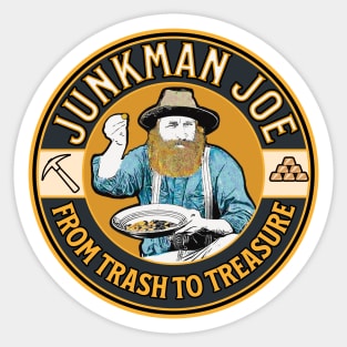 Junkman Joe From Trash to Treasure Sticker